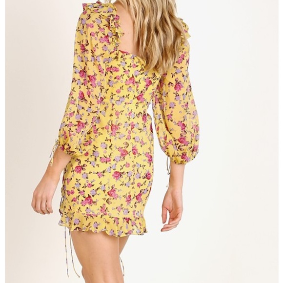 FOR LOVE & LEMONS Beaumont Floral Mini Dress - Picture 3 of 6